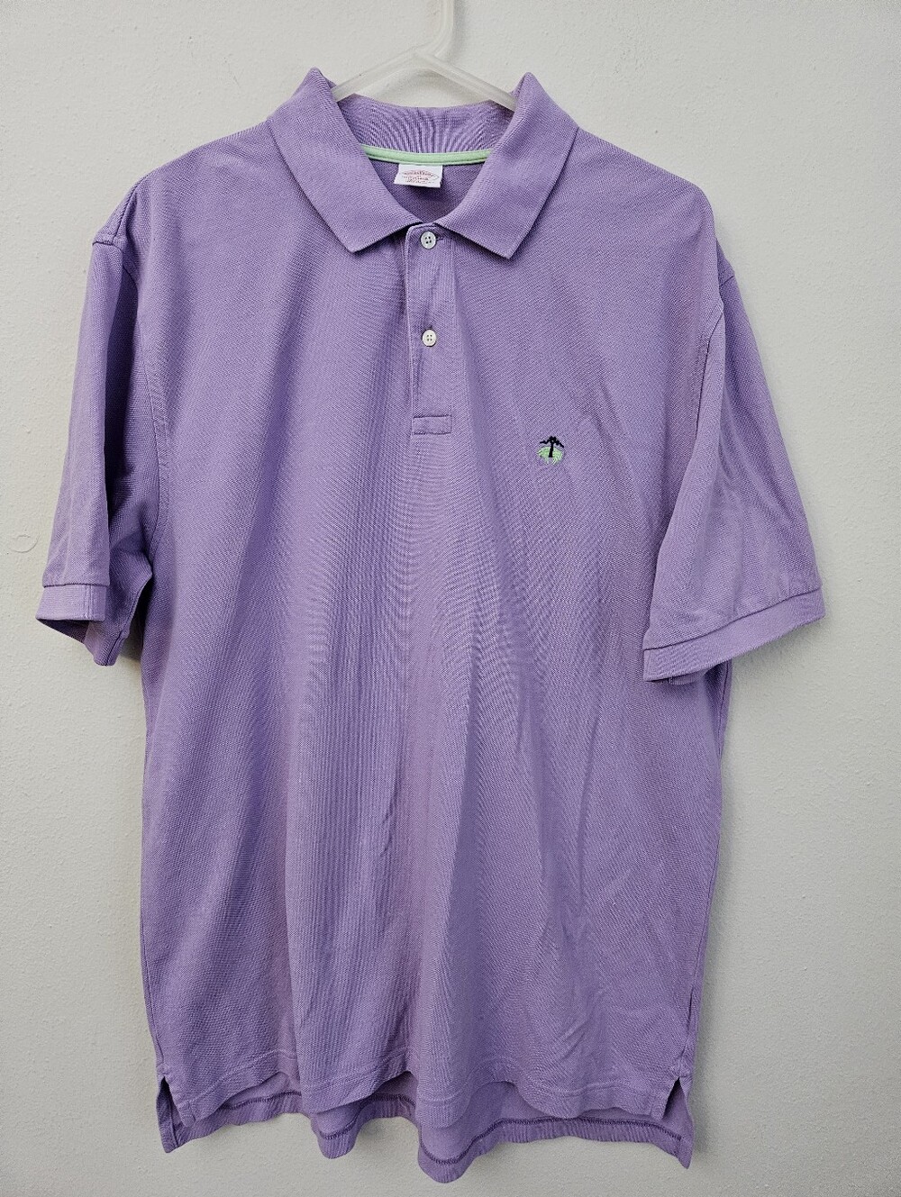 Brooks Brothers Performance Polo XL Purple Original Fit